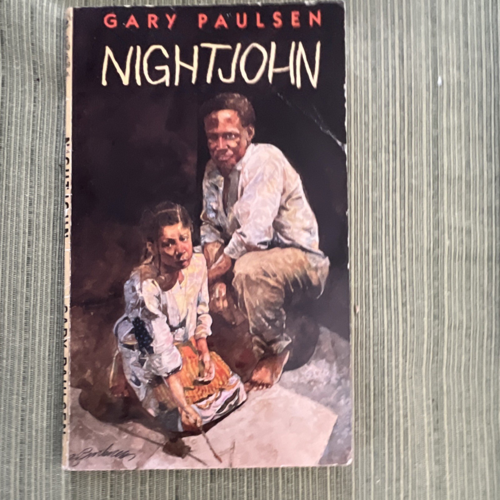 Nightjohn by Gary Paulsen English Paperback Book Novel Literature Reading