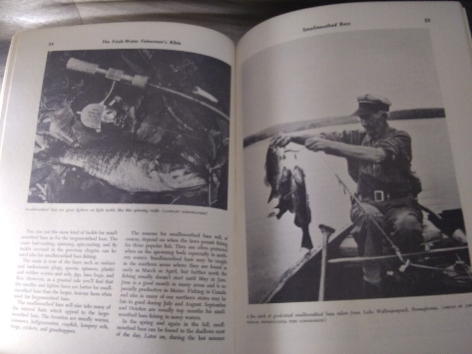 🎣 Vintage 1964 The Fresh-Water Fisherman&rsquo;s Bible Book 180 Pages Vlad Evanoff 🎣