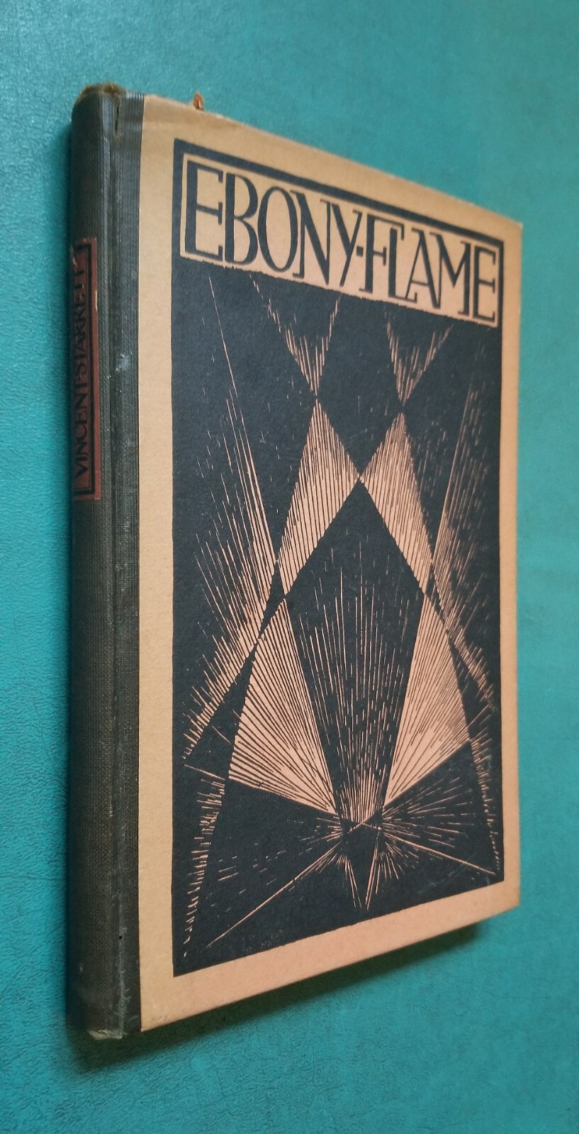 SIGNED Ebony Flame Vincent Starrett Rosse Covici-McGee LTD 1922 #100/350 HC Rare