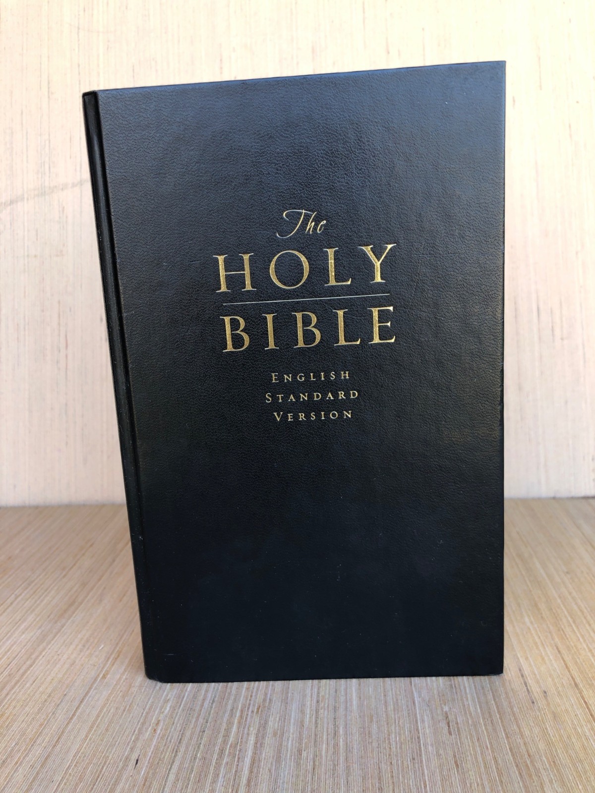 The Holy Bible English Standard Version ESV Crossway Black Hardcover Church Pew