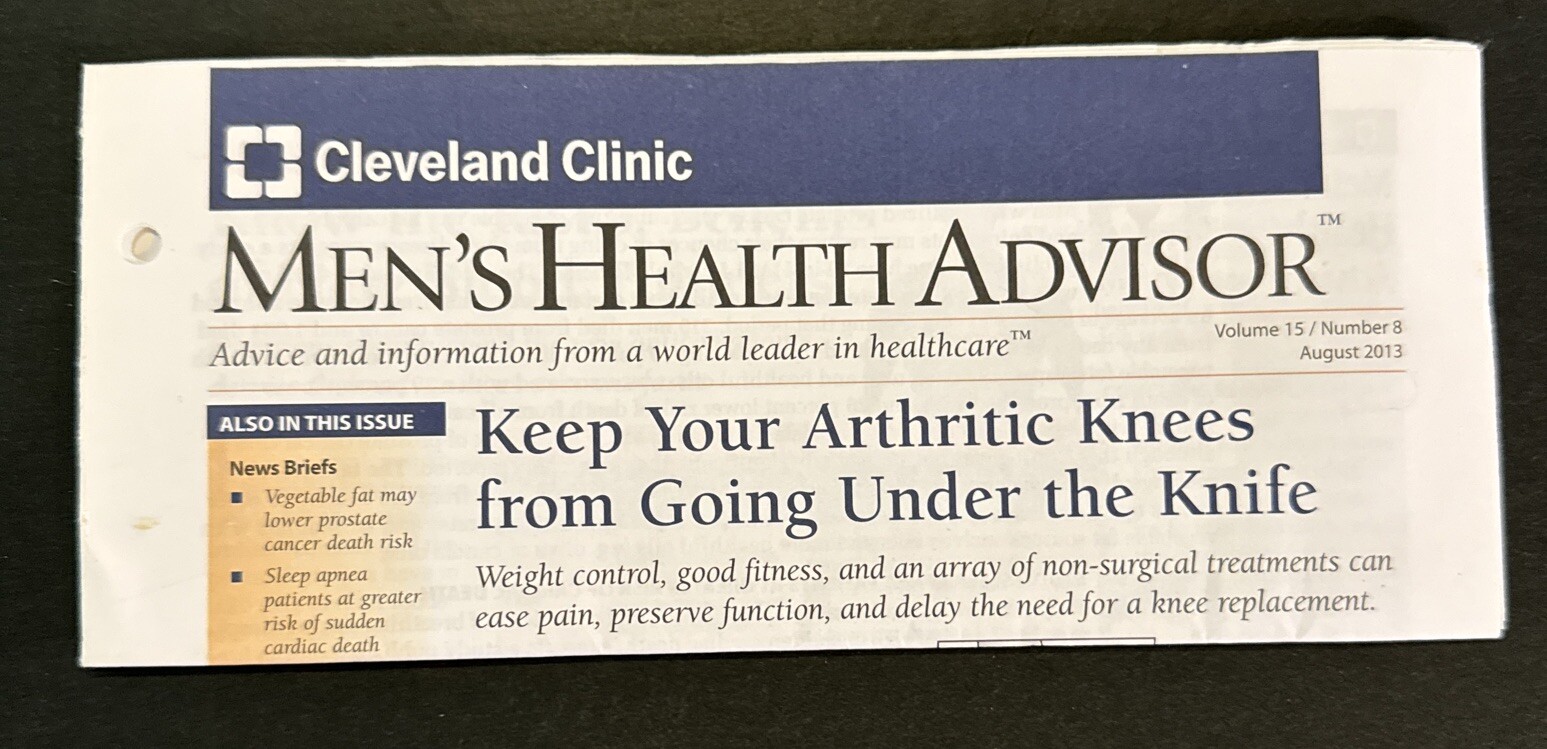 Cleveland Clinic Men&rsquo;s Health Advisor August 2013 Volume 15 Number 8