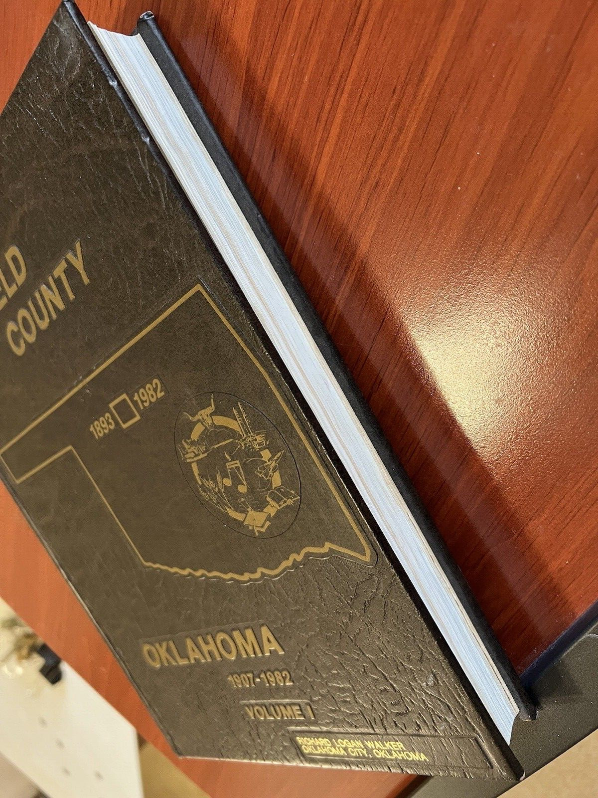 OKLAHOMA GARFIELD COUNTY 1893-1982 VOL. I 512 PAGES! LOTS OLD PHOTOS HC