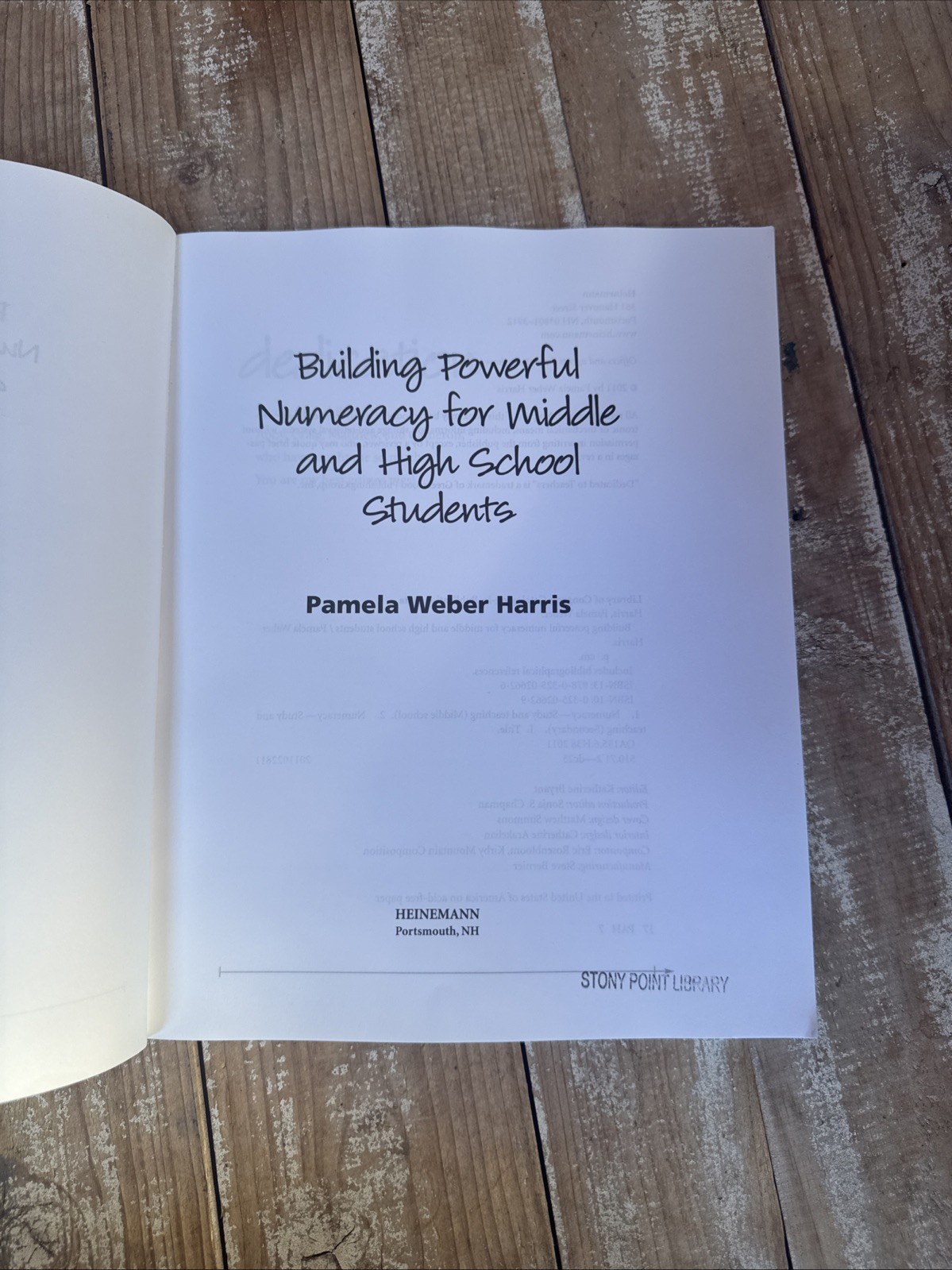 Building Powerful Numeracy | Middle/High School Math Homeschool | Harris PB LN