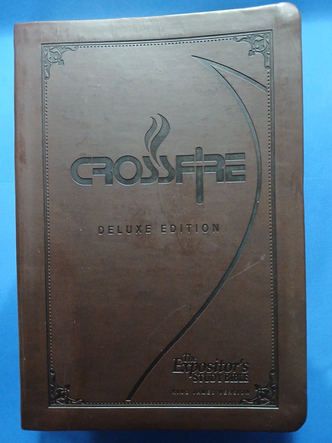 Expositor&rsquo;s Study Bible KJV Crossfire Deluxe Edition Swaggart SIGNED