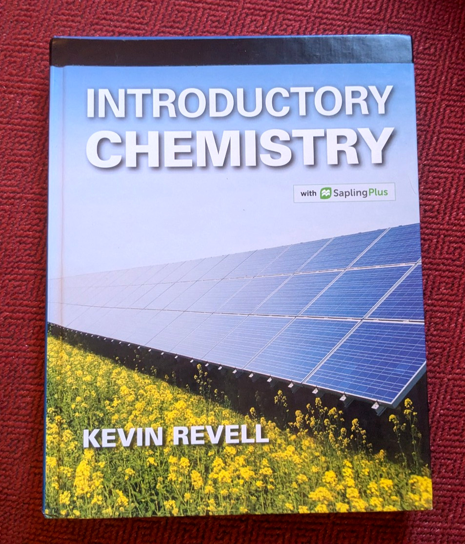 Introductory Chemistry by Kevin Revell (2017, Hardcover) FAST SHIPPING