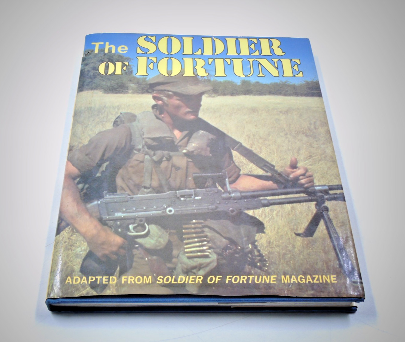 Vintage 1986 The Soldier of Fortune Military Photos Coffee Table Hardcover Book