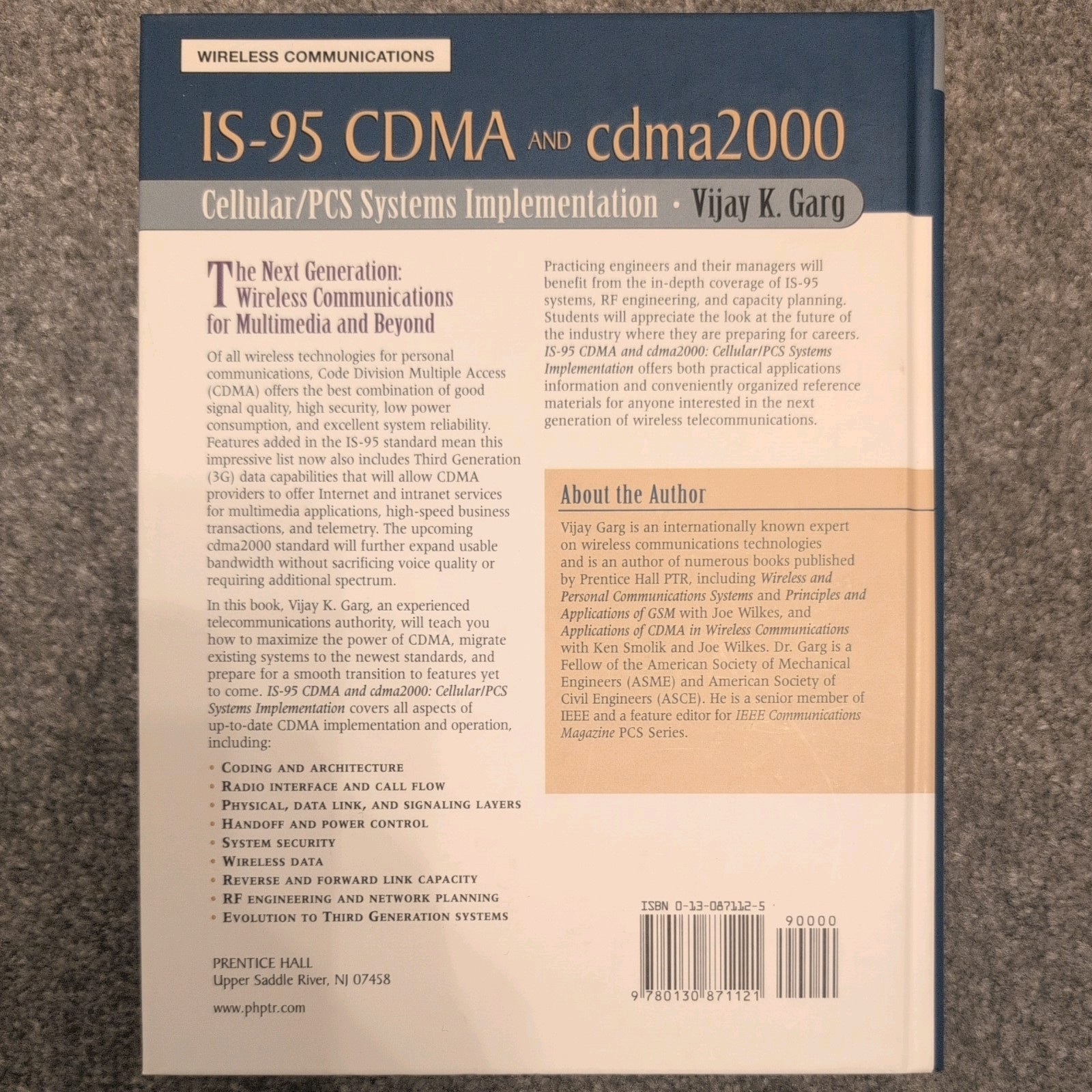 Prentice Hall Communications Engineering and Emerging Technologies Series…