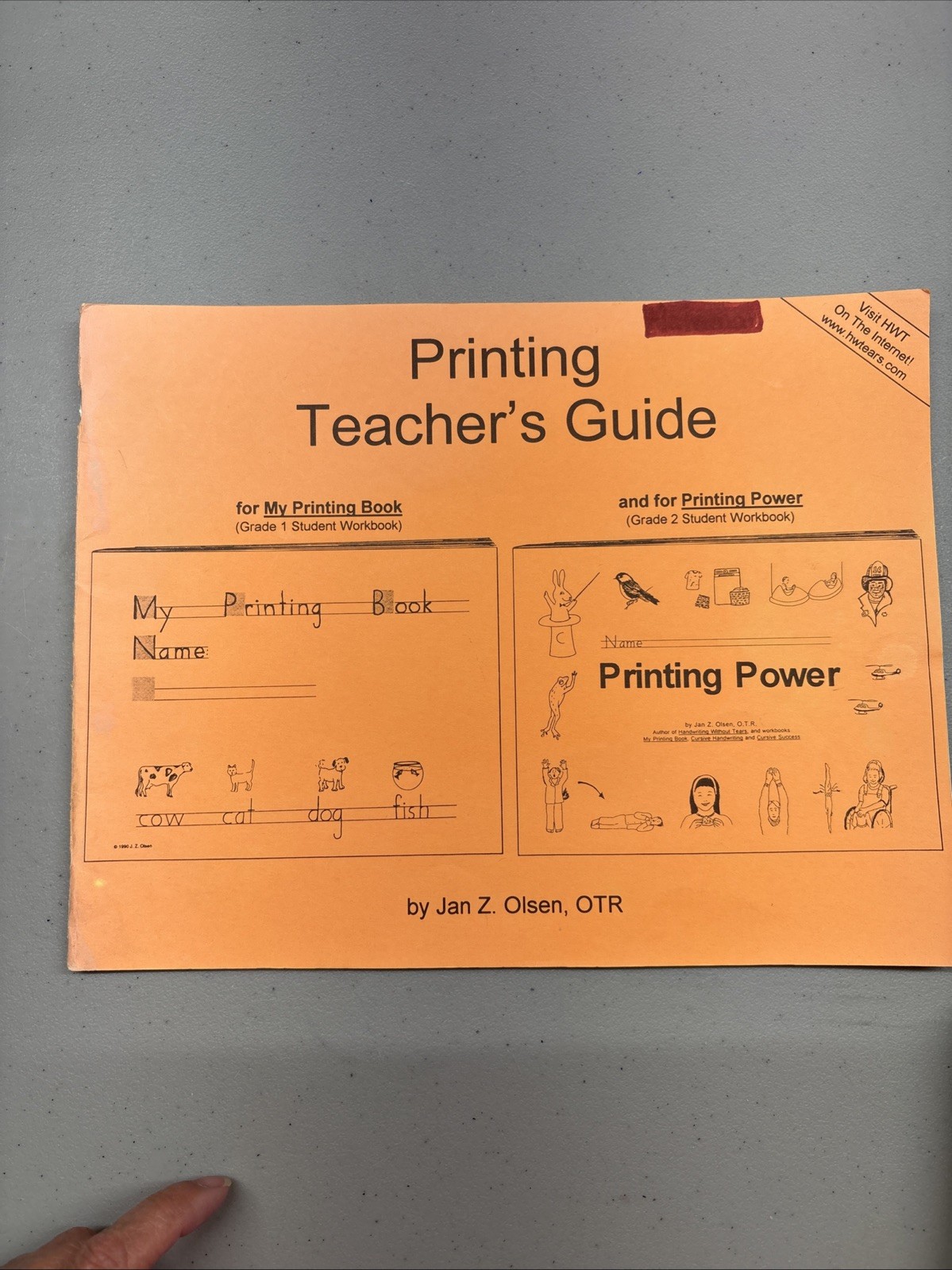 Lot Handwriting Without Tears Printing Power, Teacher’s Guide Grade 1 And 2 OBO