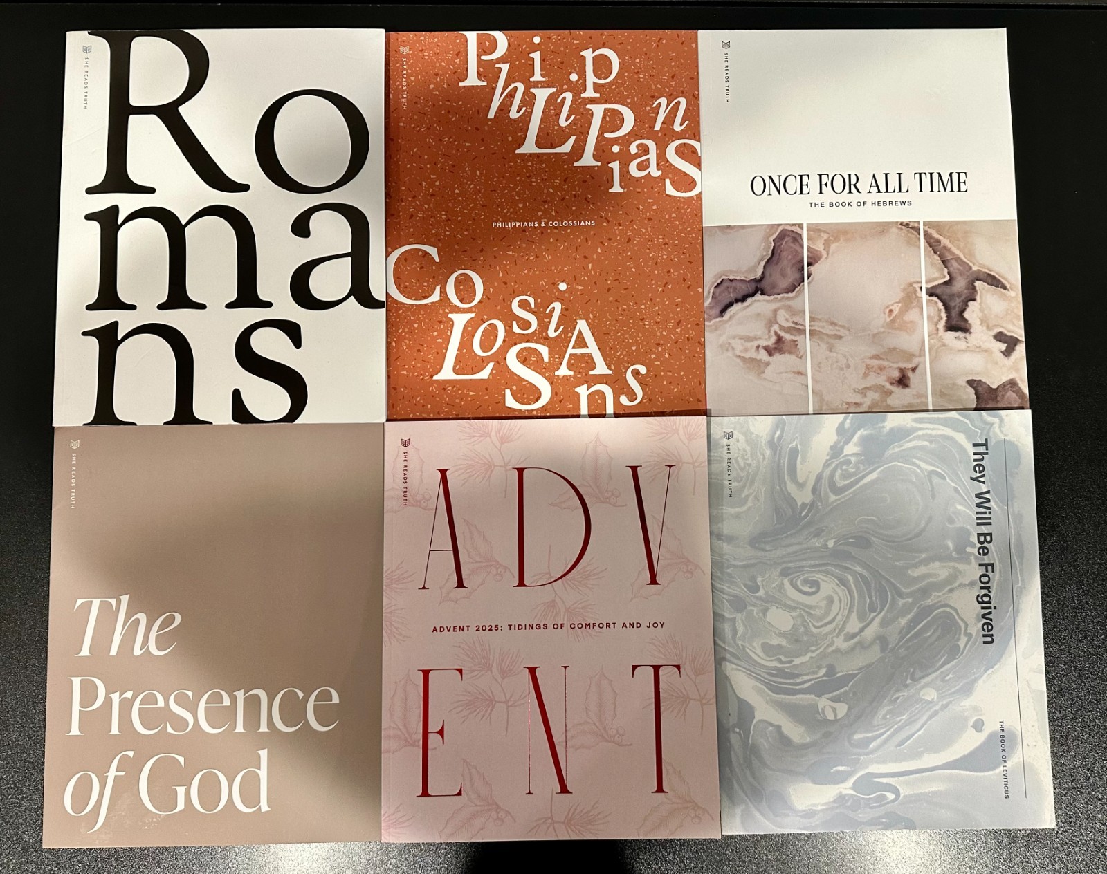 She Reads Truth 6 Book Lot (Romans, Philippians/Colossians, Hebrews, etc)