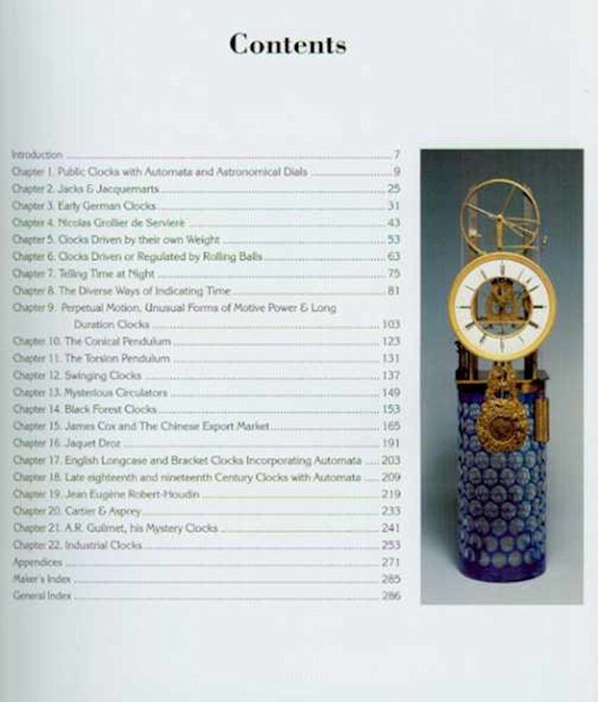 MYSTERY, NOVELTY and FANTASY CLOCKS by Derek Roberts