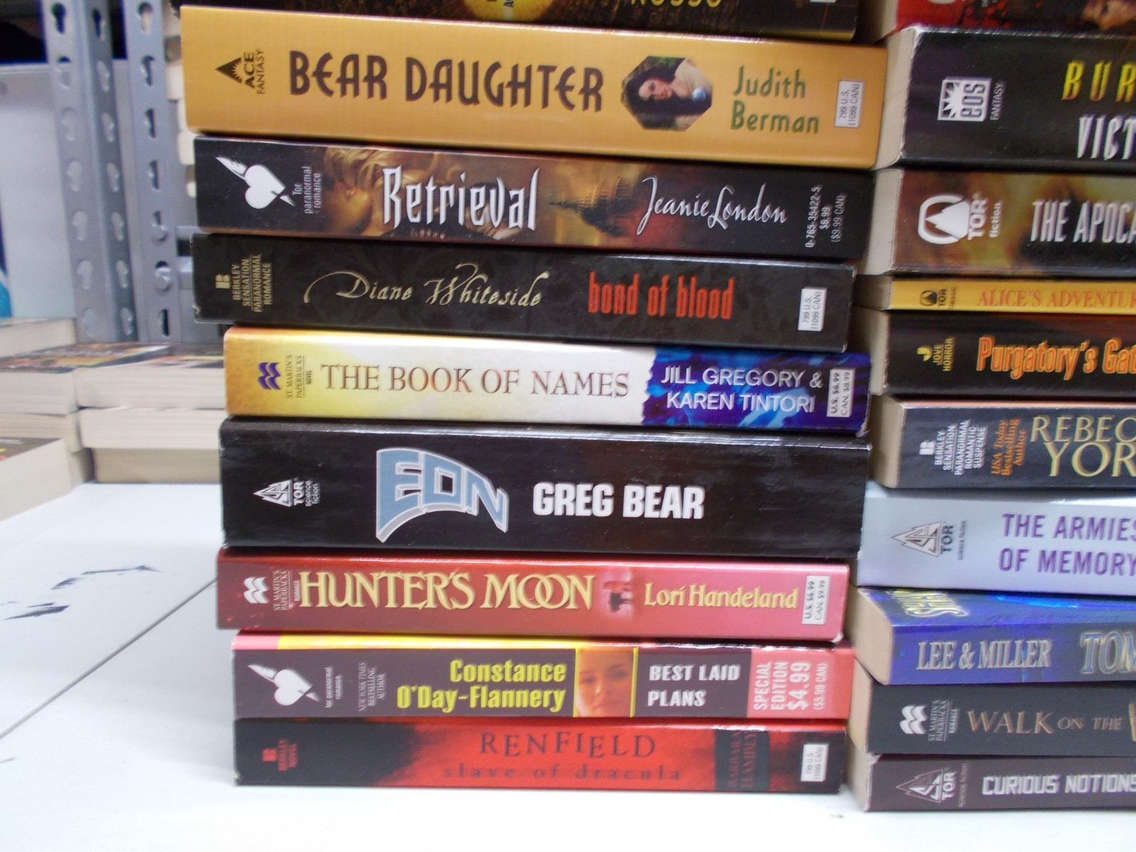 Lot of 47 New Paperback Science Fiction & Fantasy Remainder Books Lot 15