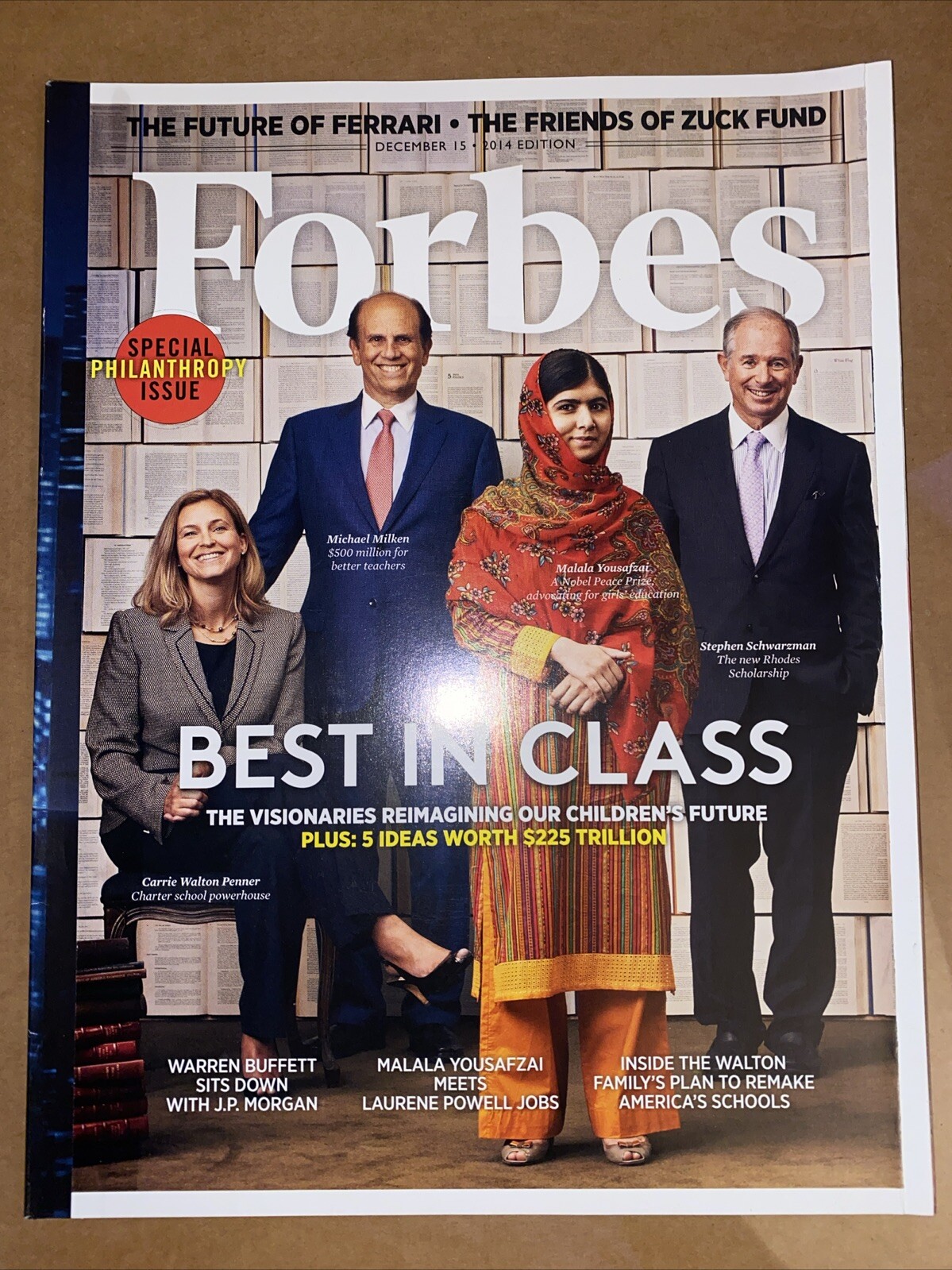 Forbes Magazine December 15 2014 Carrie Walton Penner & Michael Wilken 112 PAGES