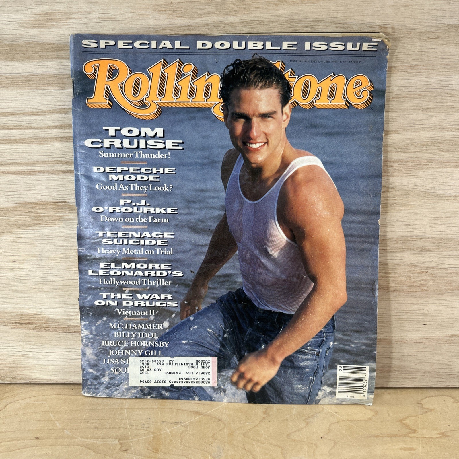 Rolling Stone Magazine Special Double Issue July 12 1990 Tom Cruise