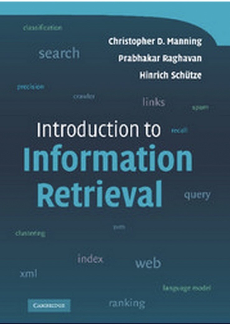 Introduction to Information Retrieval Trade Paperback Like New