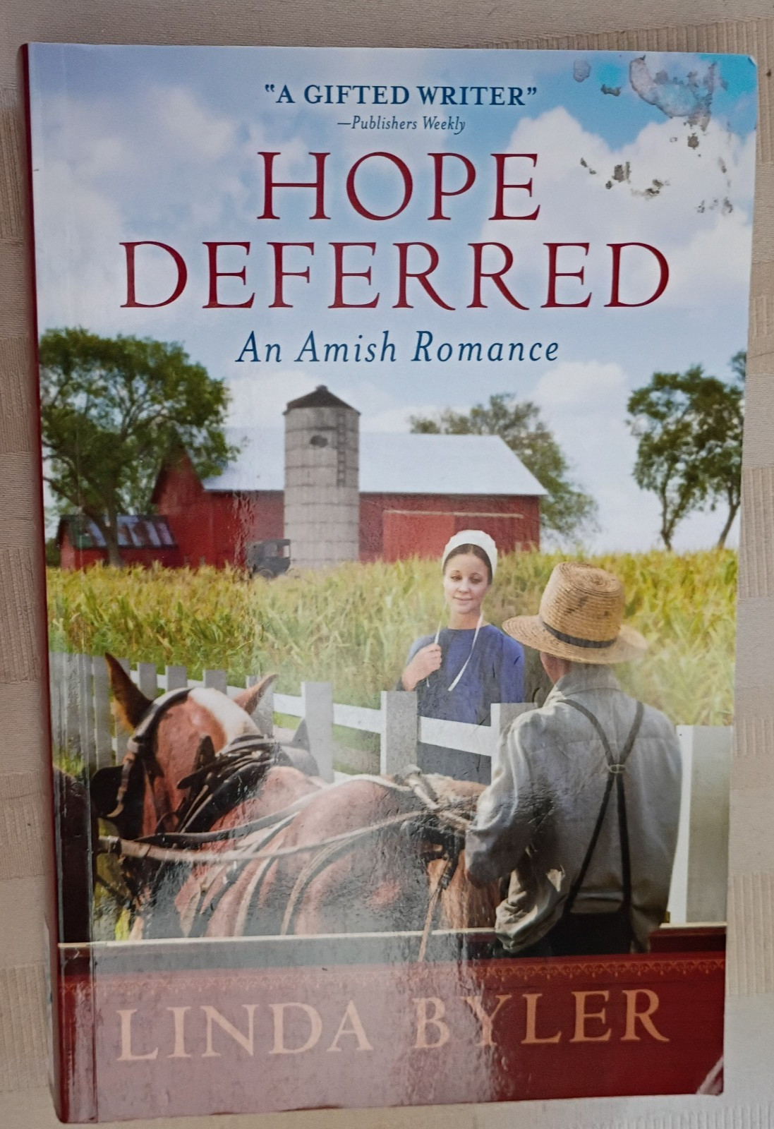 Hope Deferred: An Amish Romance by Linda Byler, 2020 paperback POSTPAID