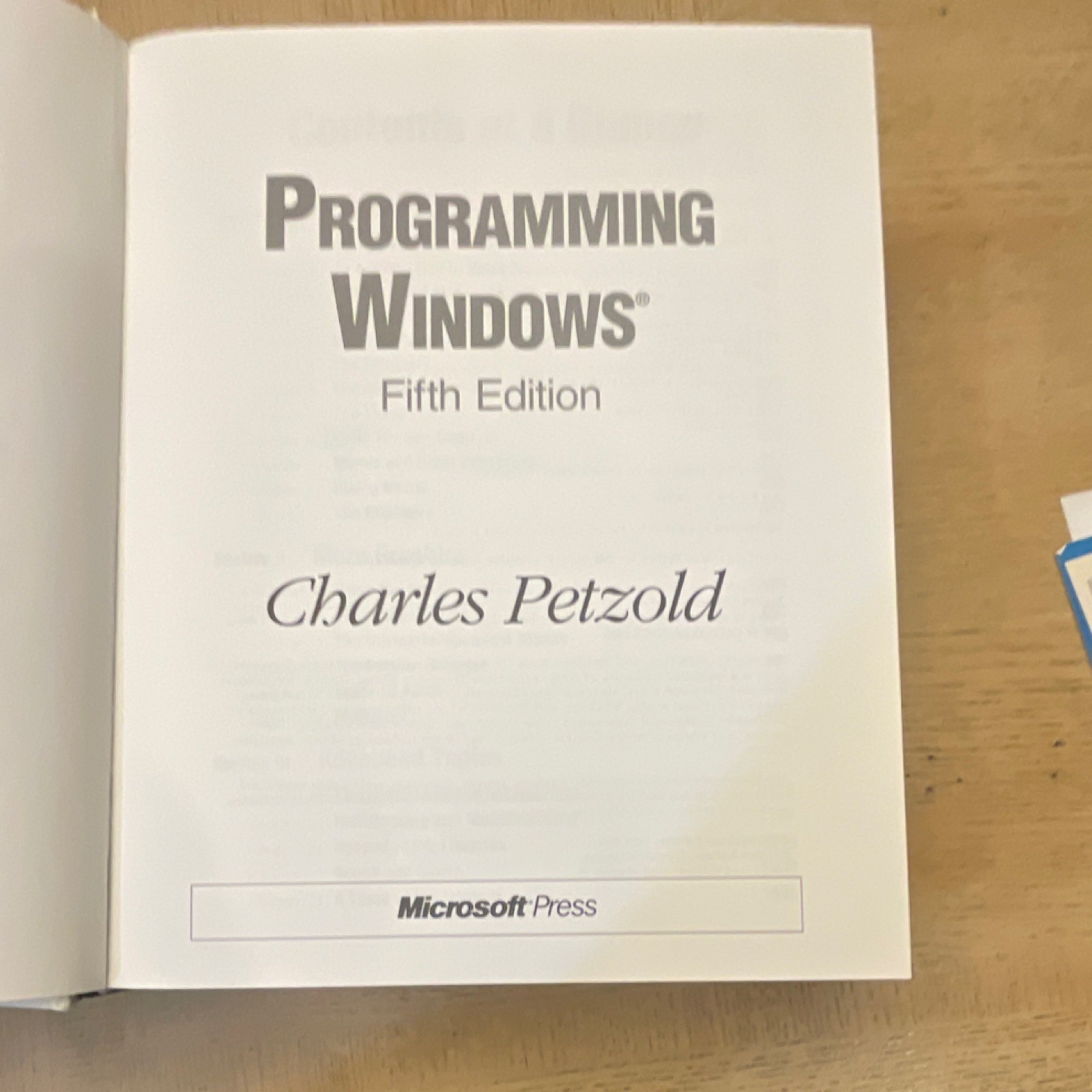 Programming Windows Fifth Edition Charles Petzold Hardcover Microsoft Press Win…