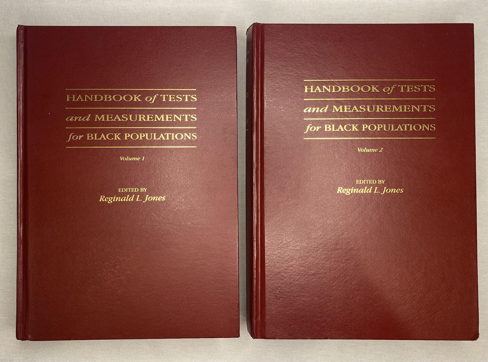 Handbook of Tests and Measurements for Black Populations Volume 1 & 2 Set 1996