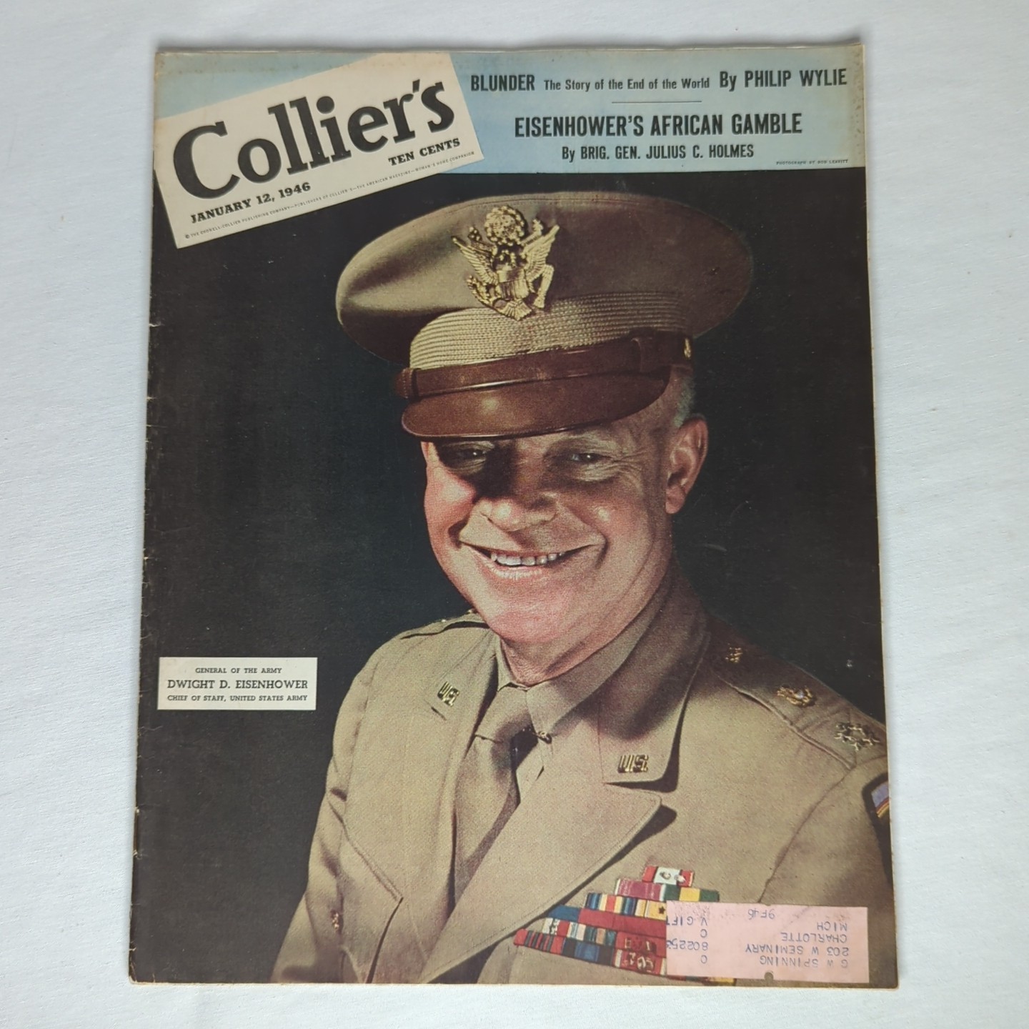Colliers January 12, 1946 Post WW2 Coverage Eisenhower&rsquo;s African Gamble