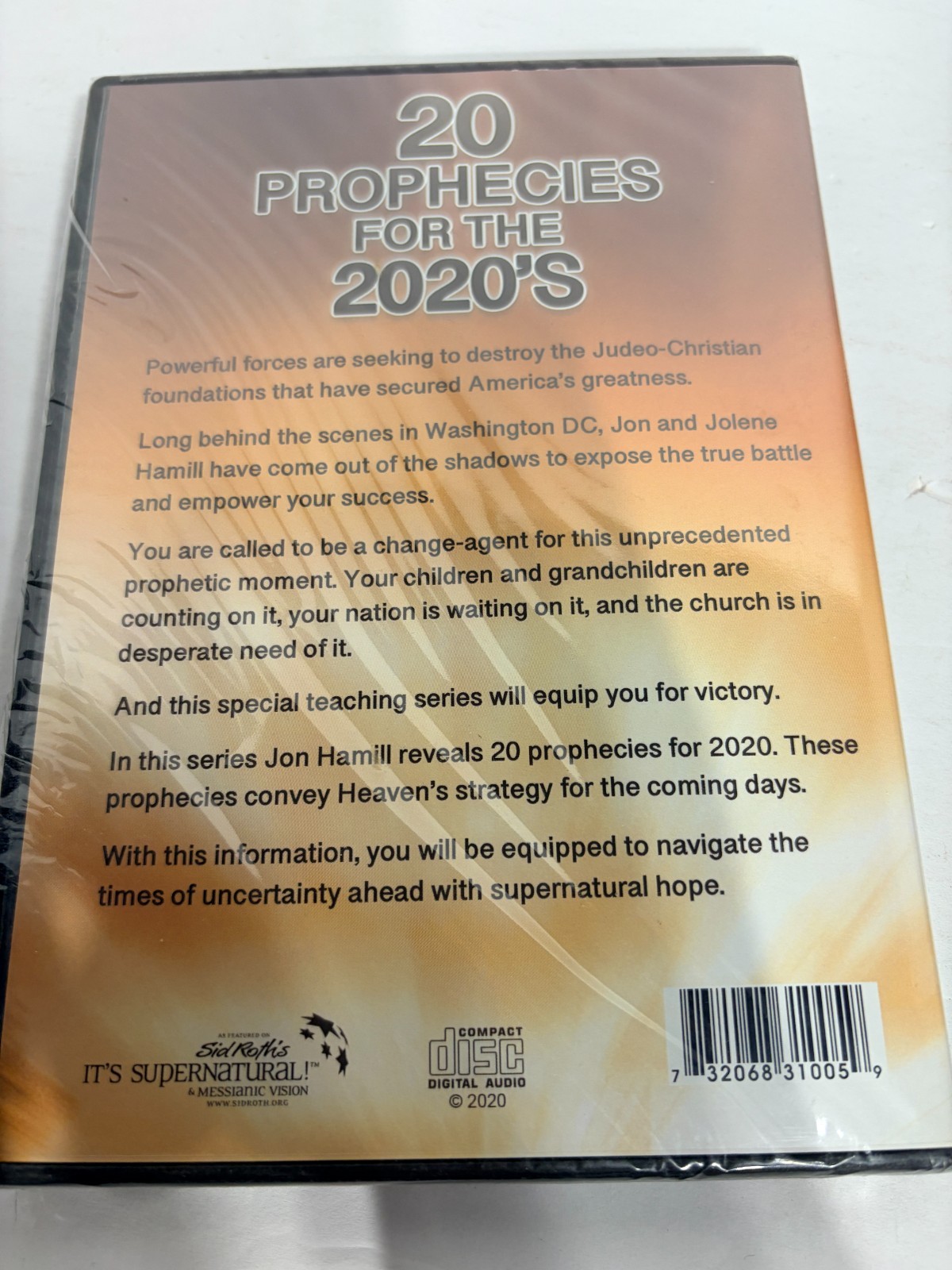 20 Prophecies For The 2020&rsquo;s Jon & Jolene Hamill ( 3 Disc Audio Book CD, 2020)