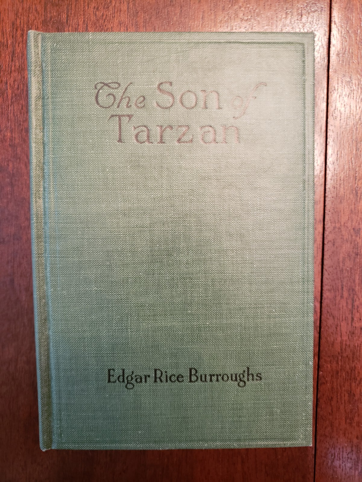 The Son of Tarzan by Edgar Rice Burroughs first A.L. Burt edition printing 1918