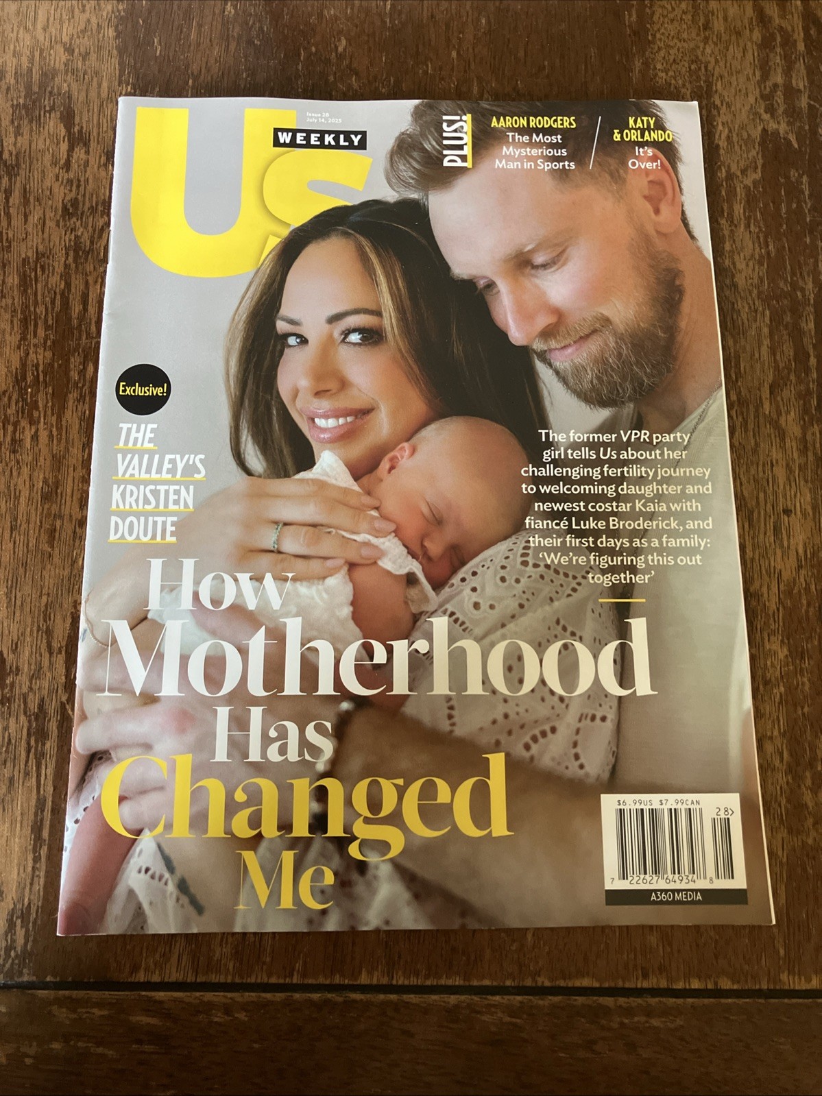 US Weekly Issue 28 July 14, 2025 Magazine Aaron Rodgers the most mysterious man