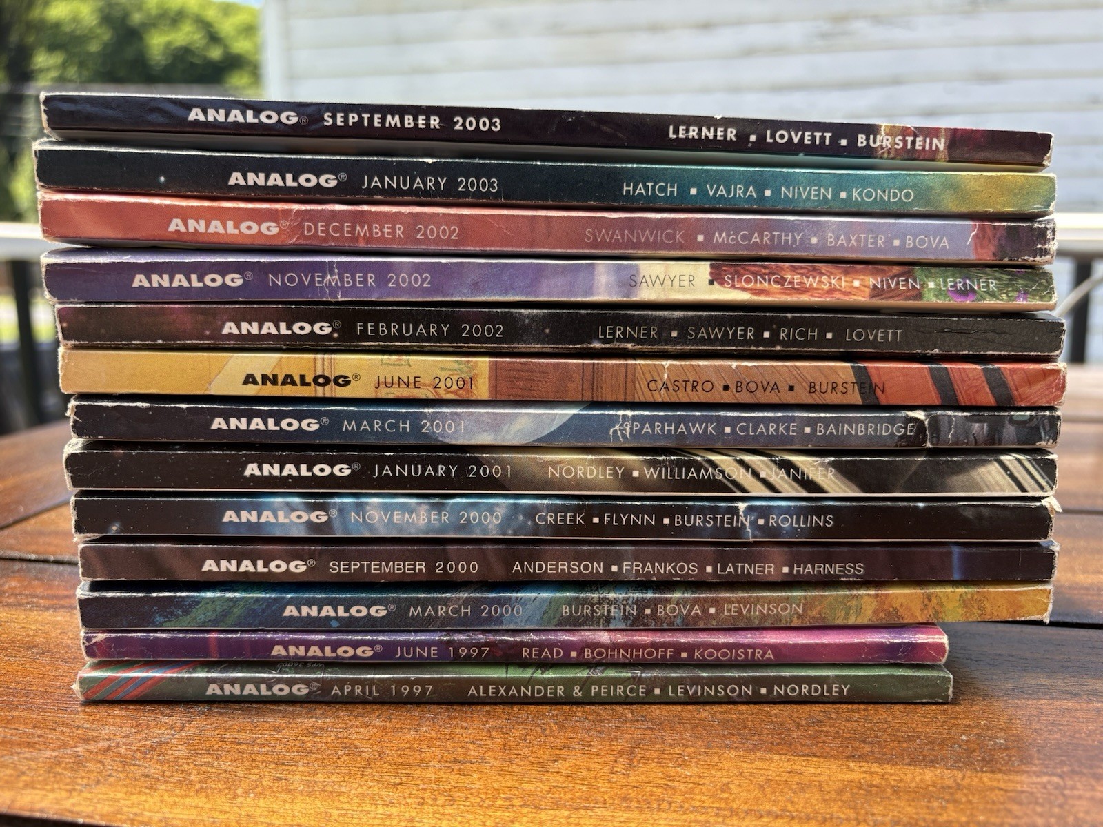 Vintage Analog Science Fiction And Fact Magazines Lot Of 13 1997 & 2000s
