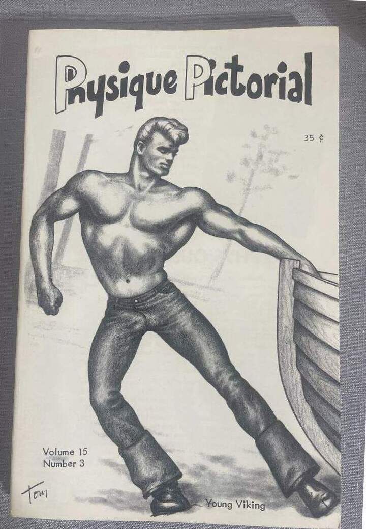 PHYSIQUE PICTORIAL MAGAZINES VOL.15 NO.3 1966 W/TOM OF FINLAND ART UN-CIRCULATED