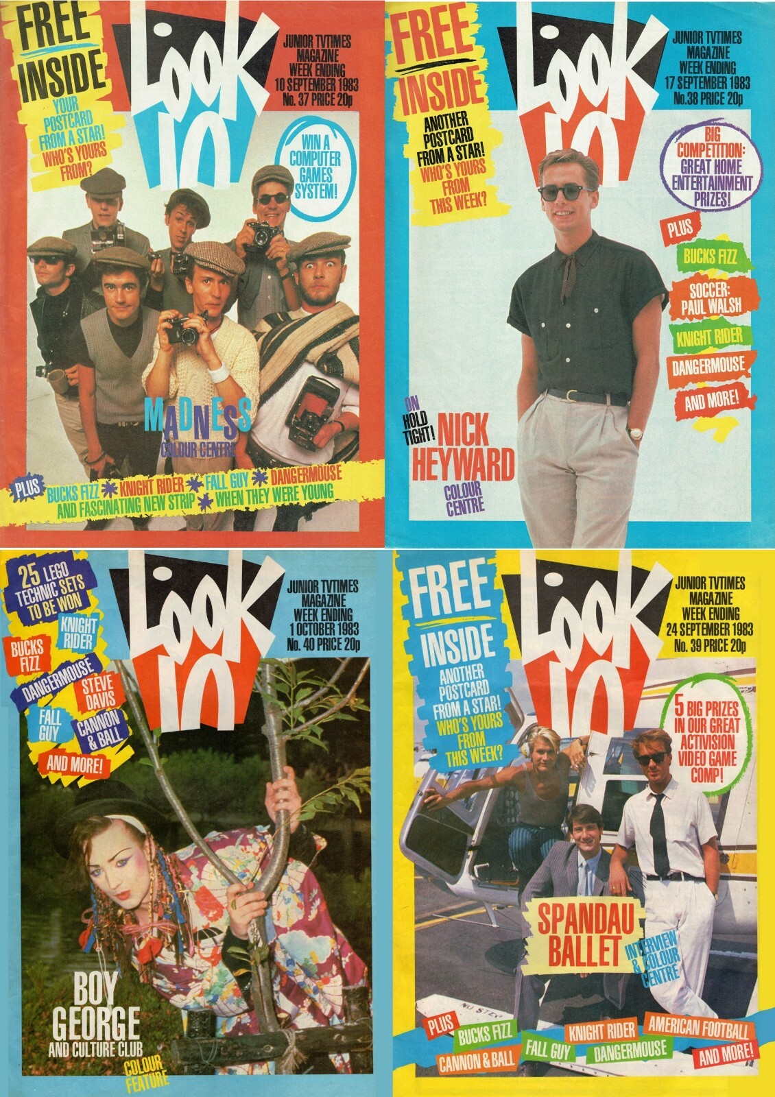 Look-In – United Kingdom Television Magazine V. 13 (1983) – 40 Old Issues on DVD