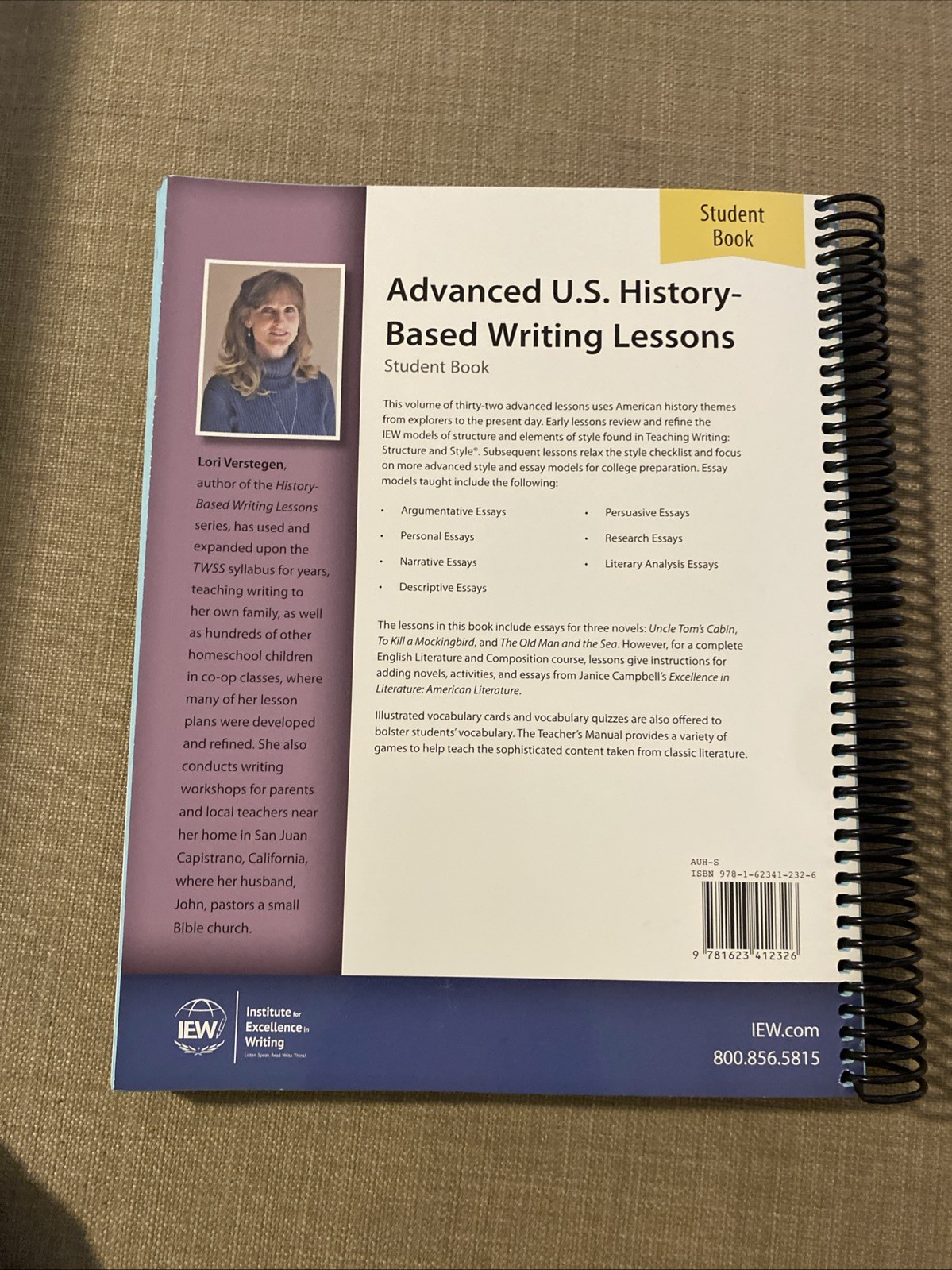 Advanced U.S. History-Based Writing Lessons [Student Book only]