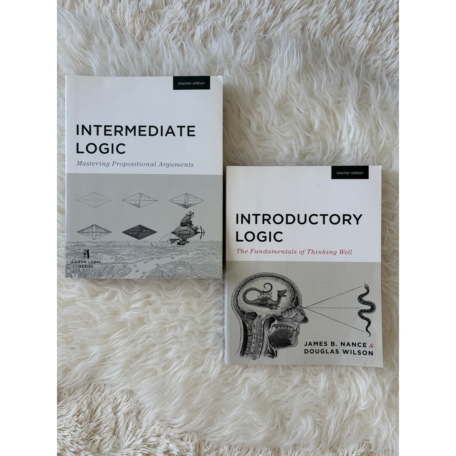 Canon Press Teacher Edition of Introductory Logic and Intermediate Logic