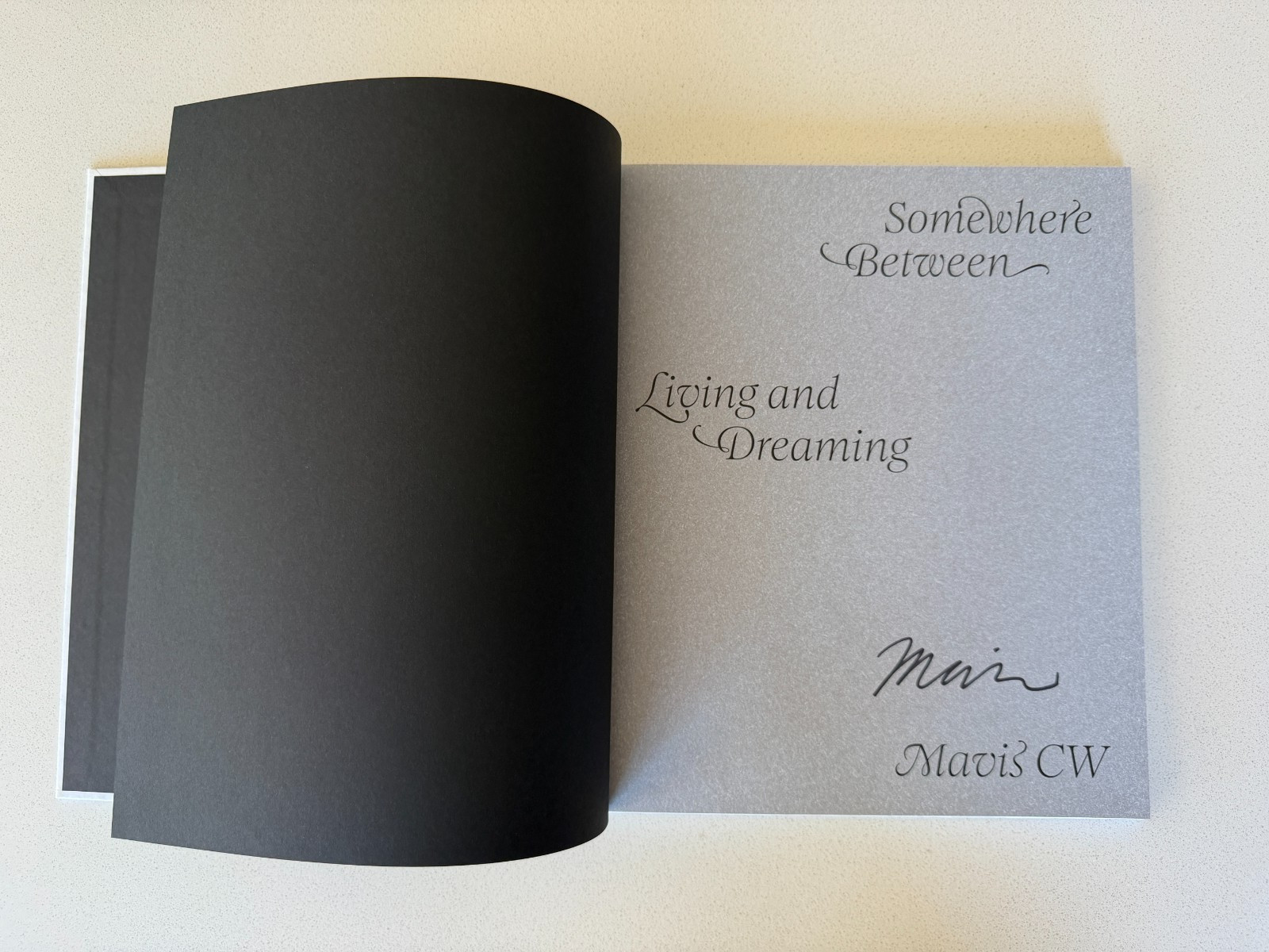 Somewhere Between Living and Dreaming – Mavis CW – Setanta – Signed – FREE ship