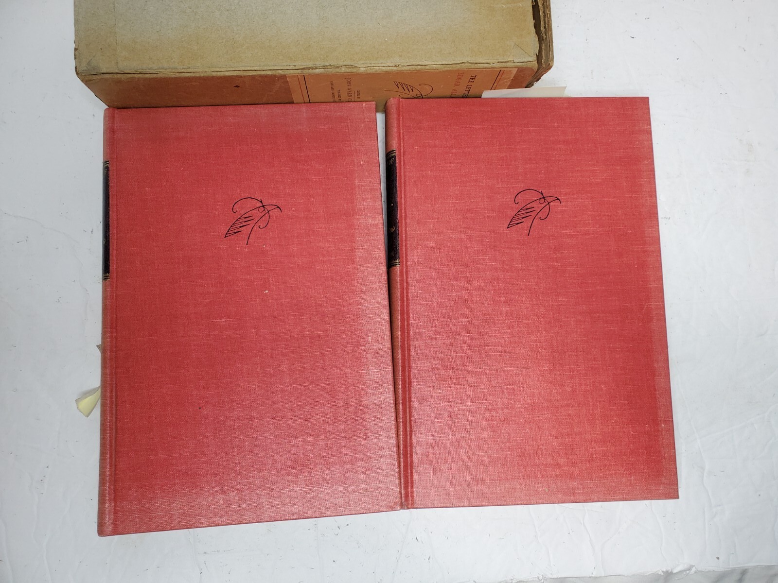 The Letters of Edgar Allan Poe 2 Volume Set Harvard Press w/Slipcase 1948 – READ
