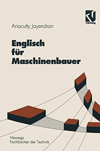 Englisch für Maschinenbauer – Paperback, by Ariacutty Jayendran – Very Good