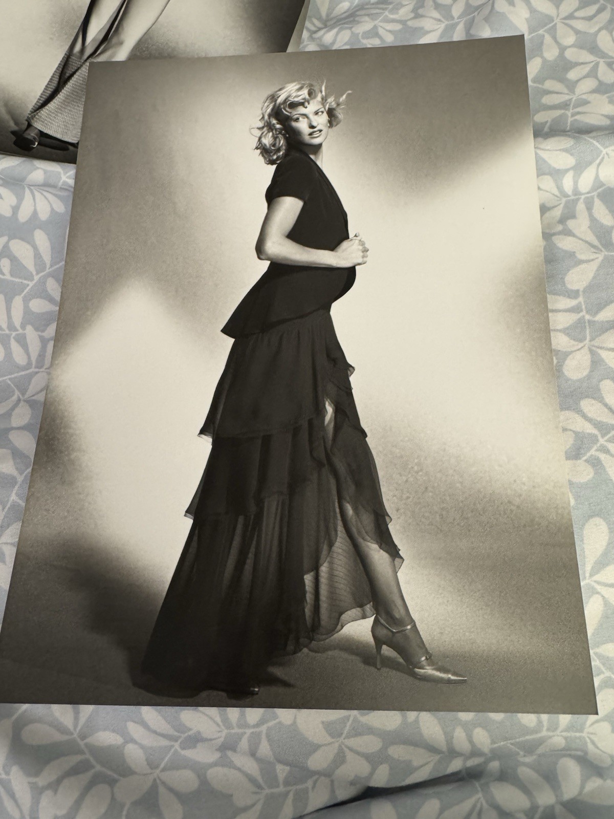 Chloe Runway Spring 1995 Written Invite Linda Evangelista Karl Lagerfeld RARE