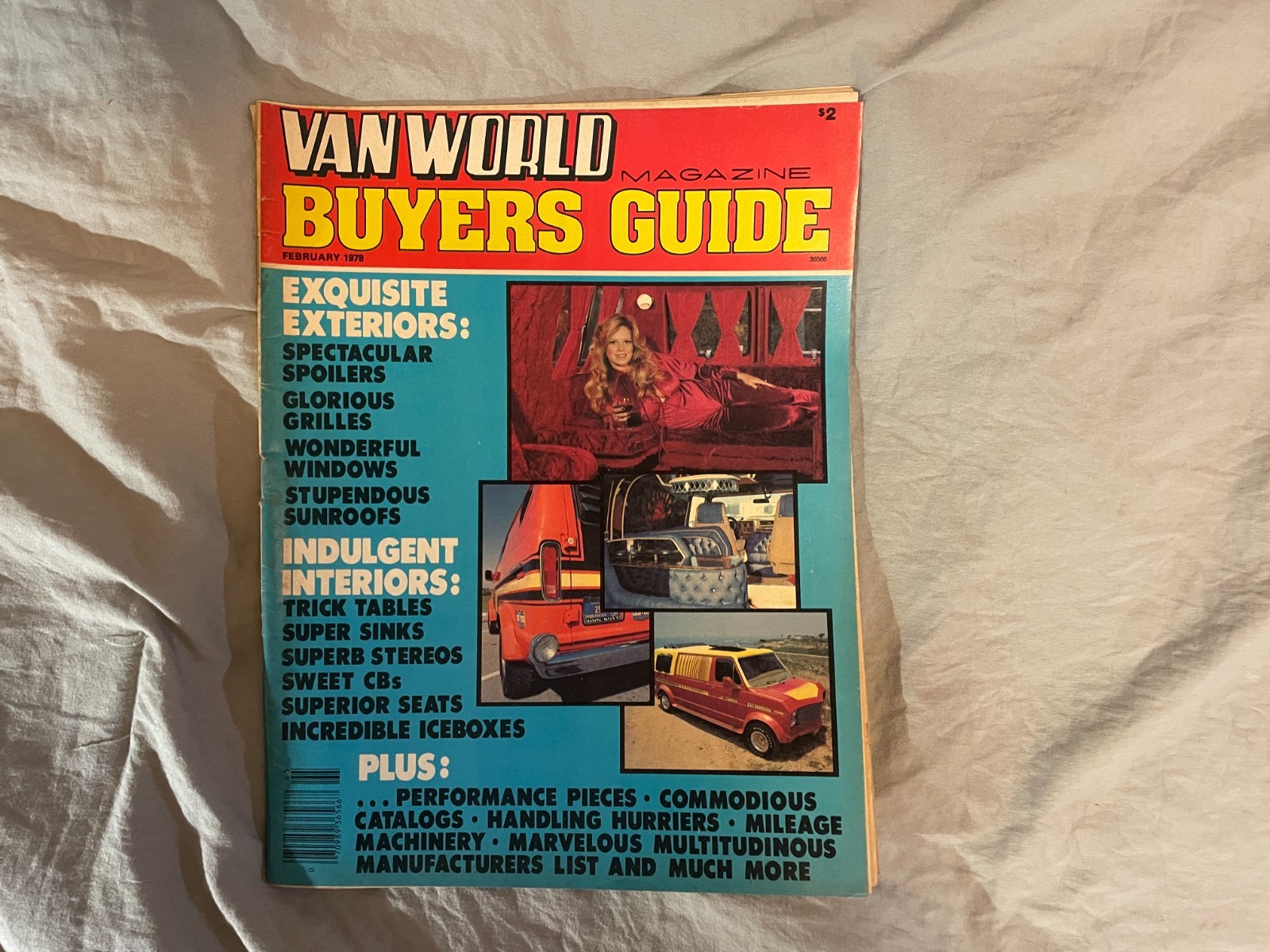Van World Buyer&rsquo;s Guide Magazine February 1978 Grilles Spoilers Windows Sunroofs