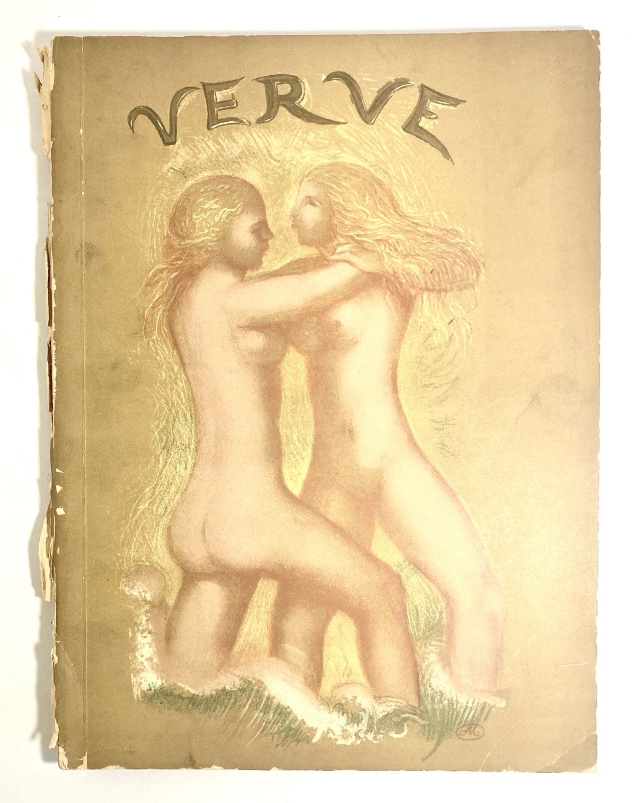 1930s Verve French Review of Art Magazine No 5-6 Typo Helio Litho Paris