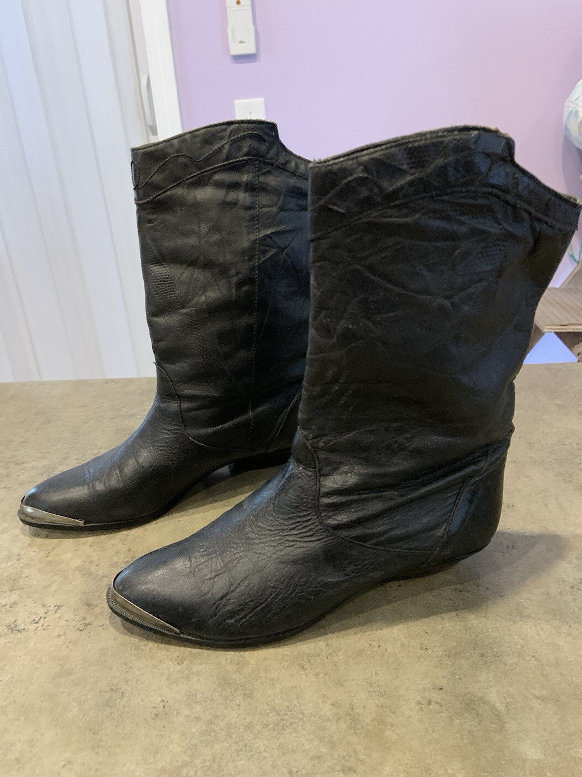 Bootalino Style Leather Boots Soft Women’s Sz 7.5 Made In Chile