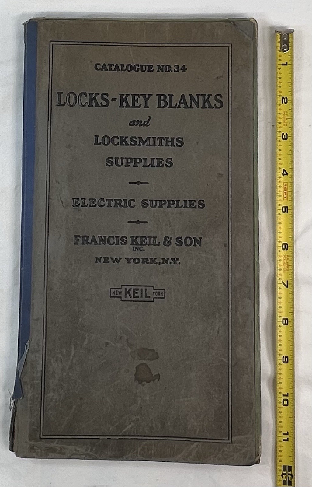 FRANCIS KEIL & SON Catalog No. 34 Circa 1926 – with Supplementary Pages