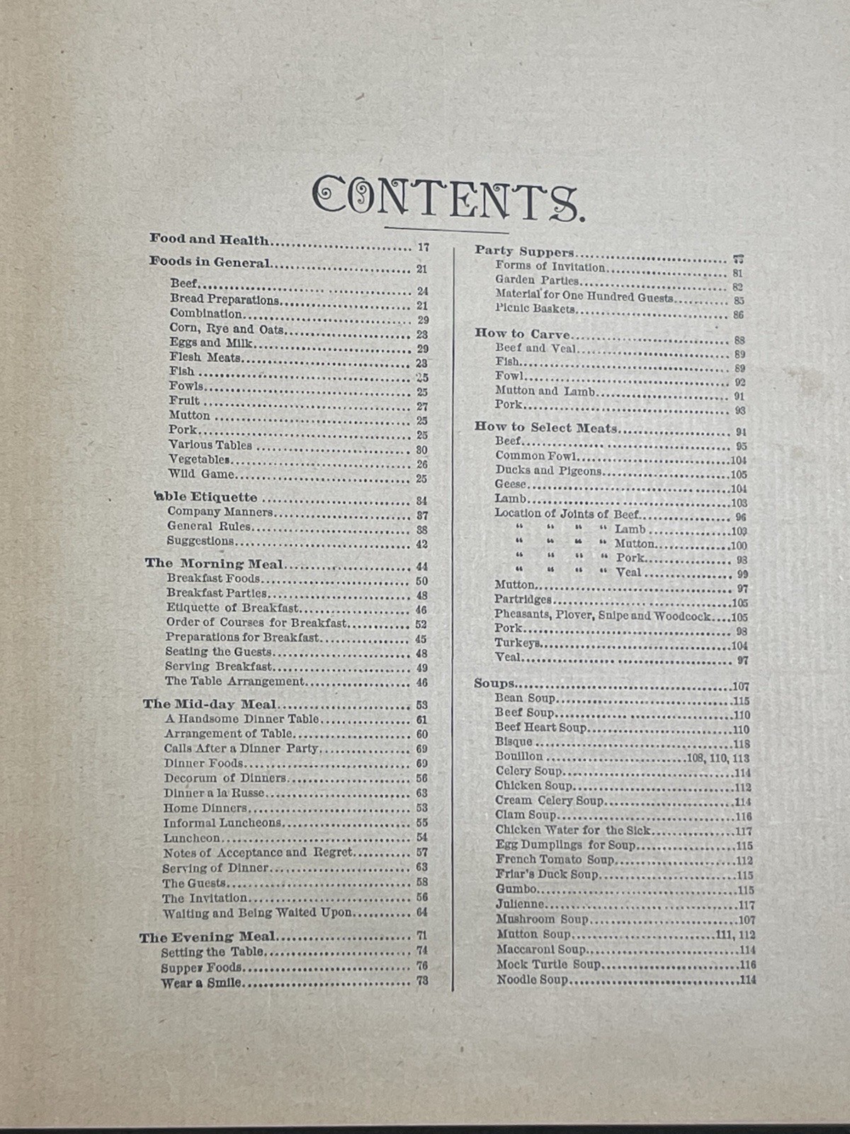 The Home Queen Cook Book 1898 Recipes Menus Housekeeping Laundry 608 Pages