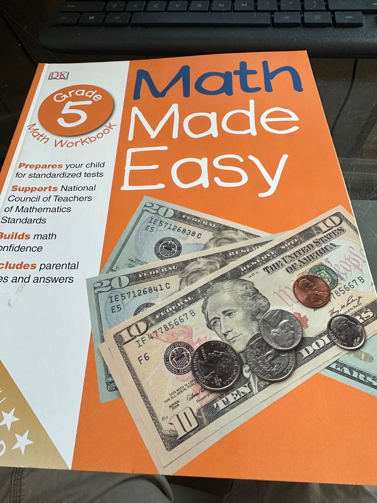 MATH MADE EASY GRADE 5 PAPERBACK BOOK= MATH WORKBOOK