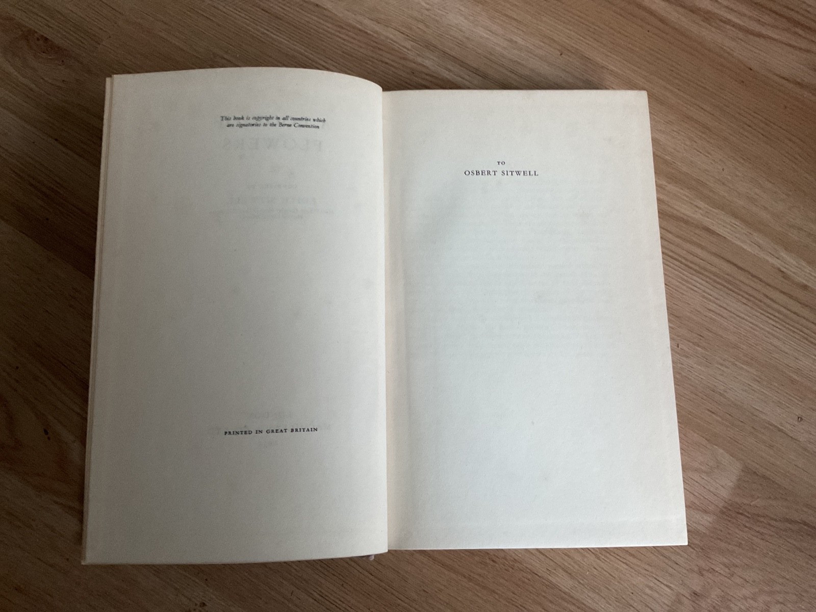 The Book of Flowers Edith Sitwell Rare Vintage First Edition Book 1952 HB