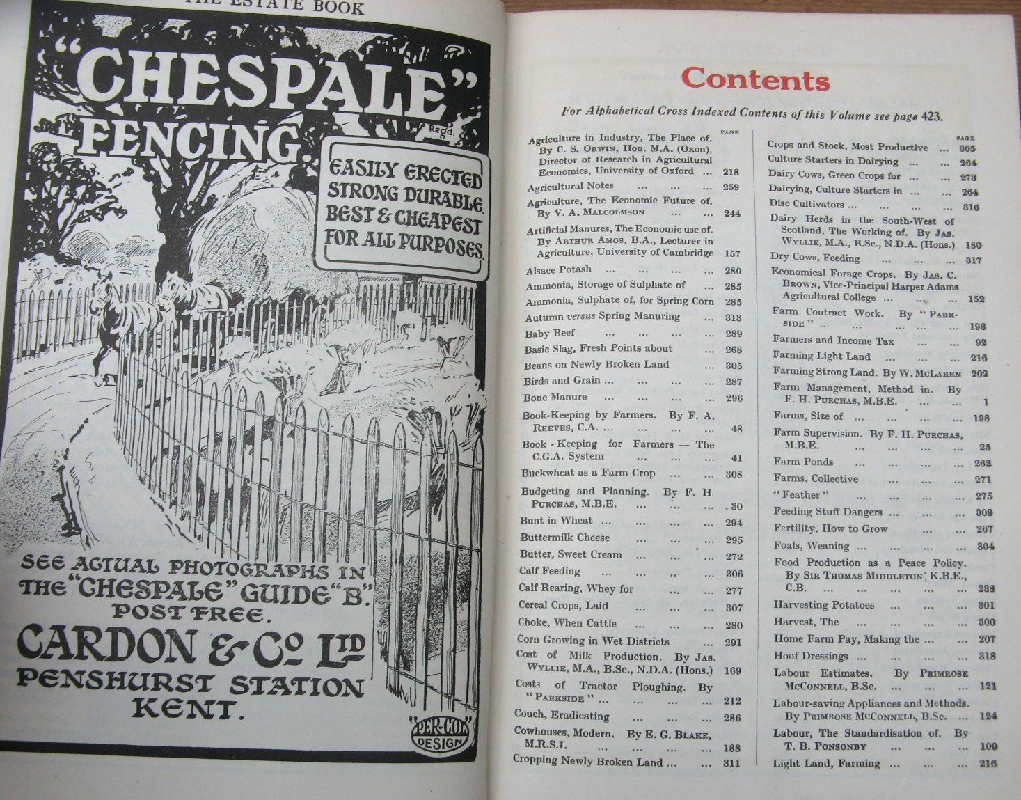 1919 The Country Gentlemen&rsquo;s Estate Book