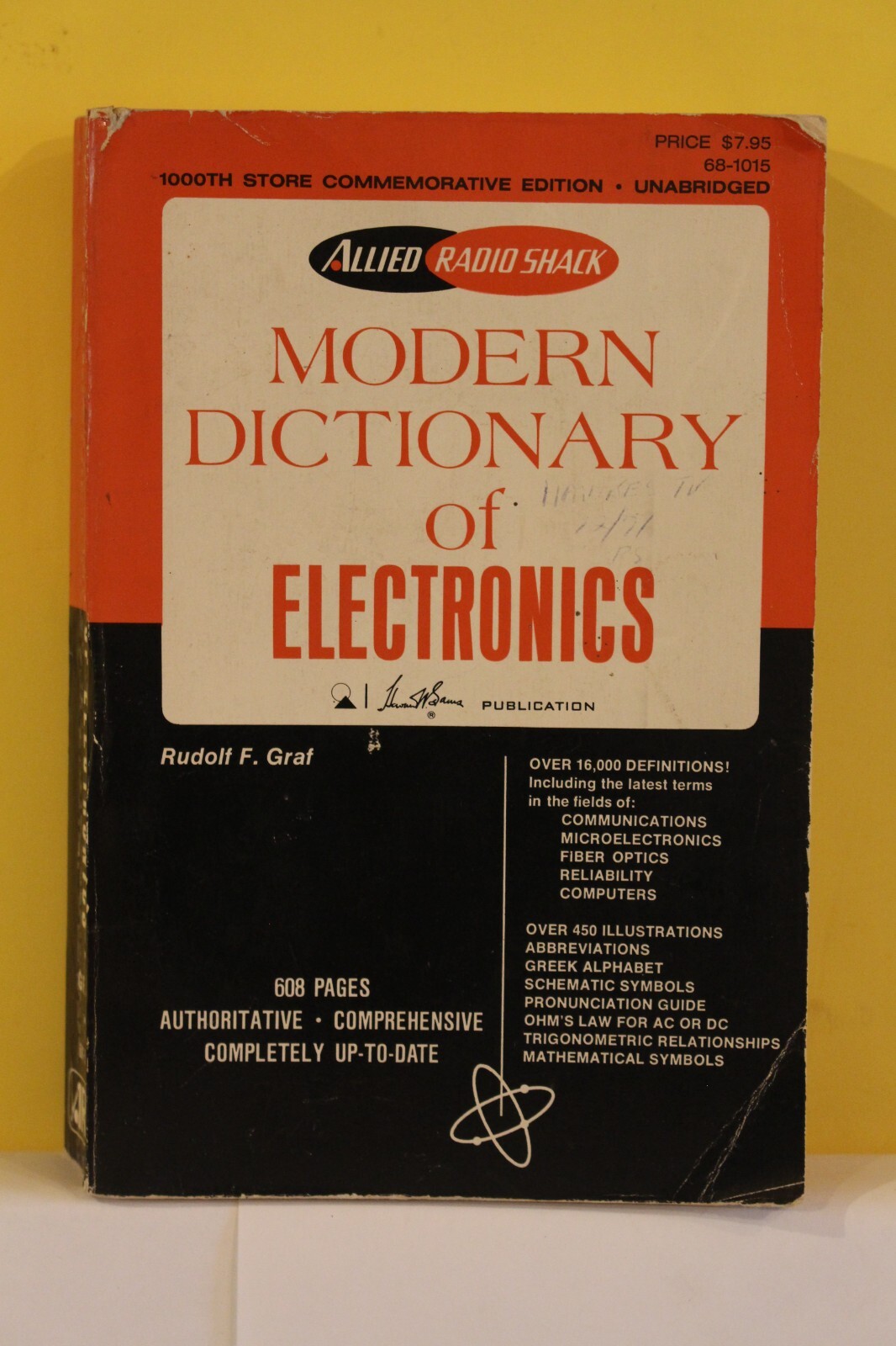 Modern Dictionary of Electronics – Rudolf F. Graf 1970 3rd Print Paperback Book