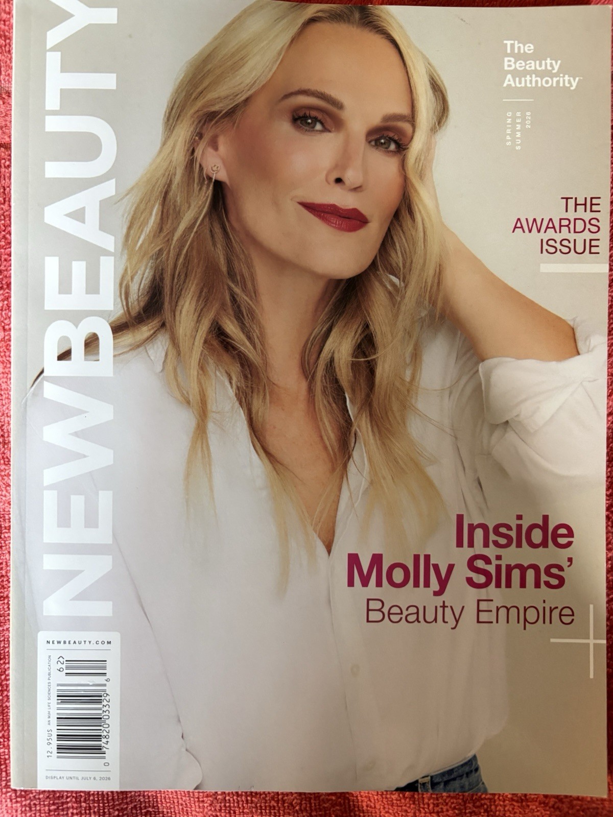 NEW BEAUTY MAGAZINE SPRING SUMMER 2026 MOLLY SIMS