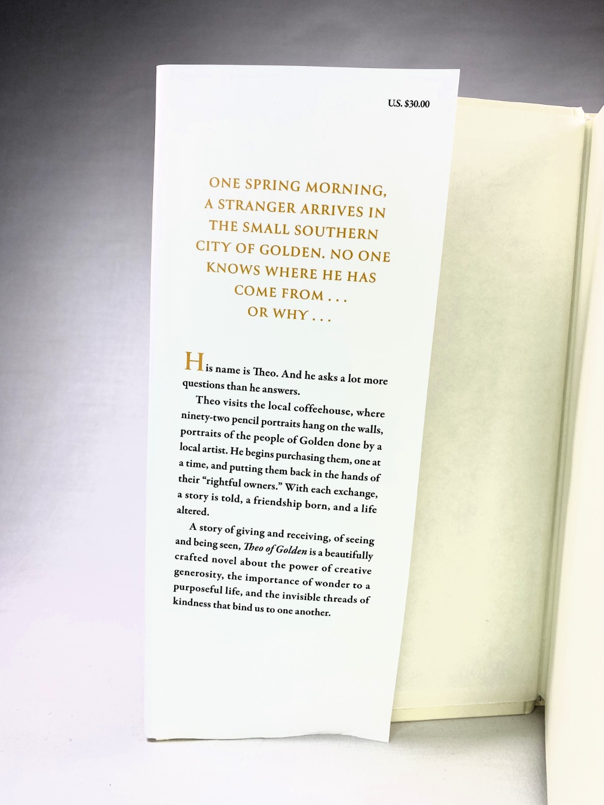 SIGNED – THEO OF GOLDEN Allen Levi – 1ST PRINTING – hardcover dust jacket – NEW