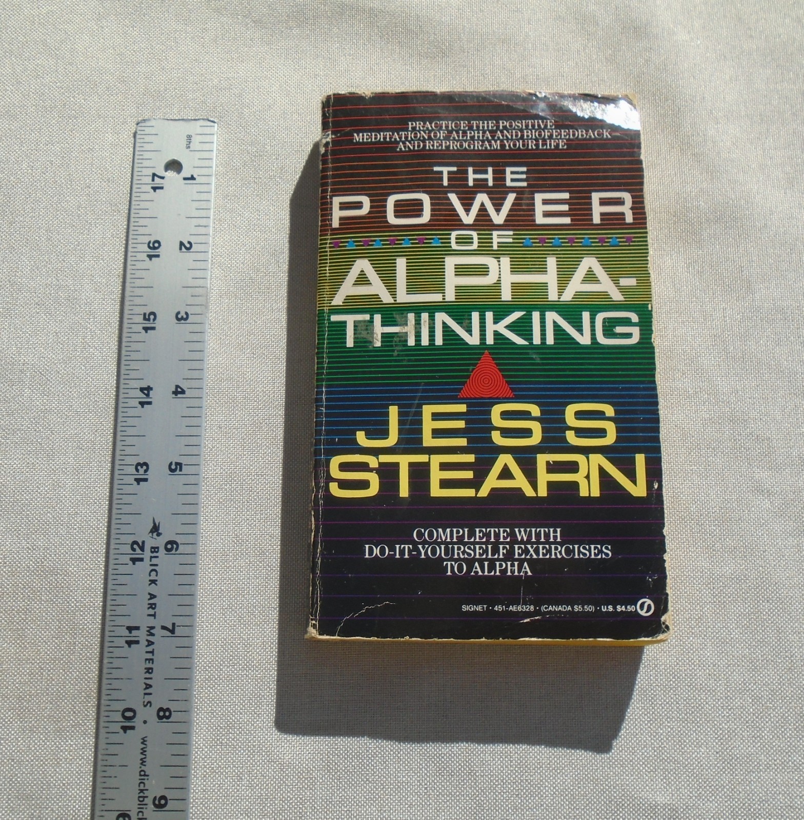 The Power of Alpha-Thinking By Jess Stearn 1st SIGNET PRINTING 1977 paperback