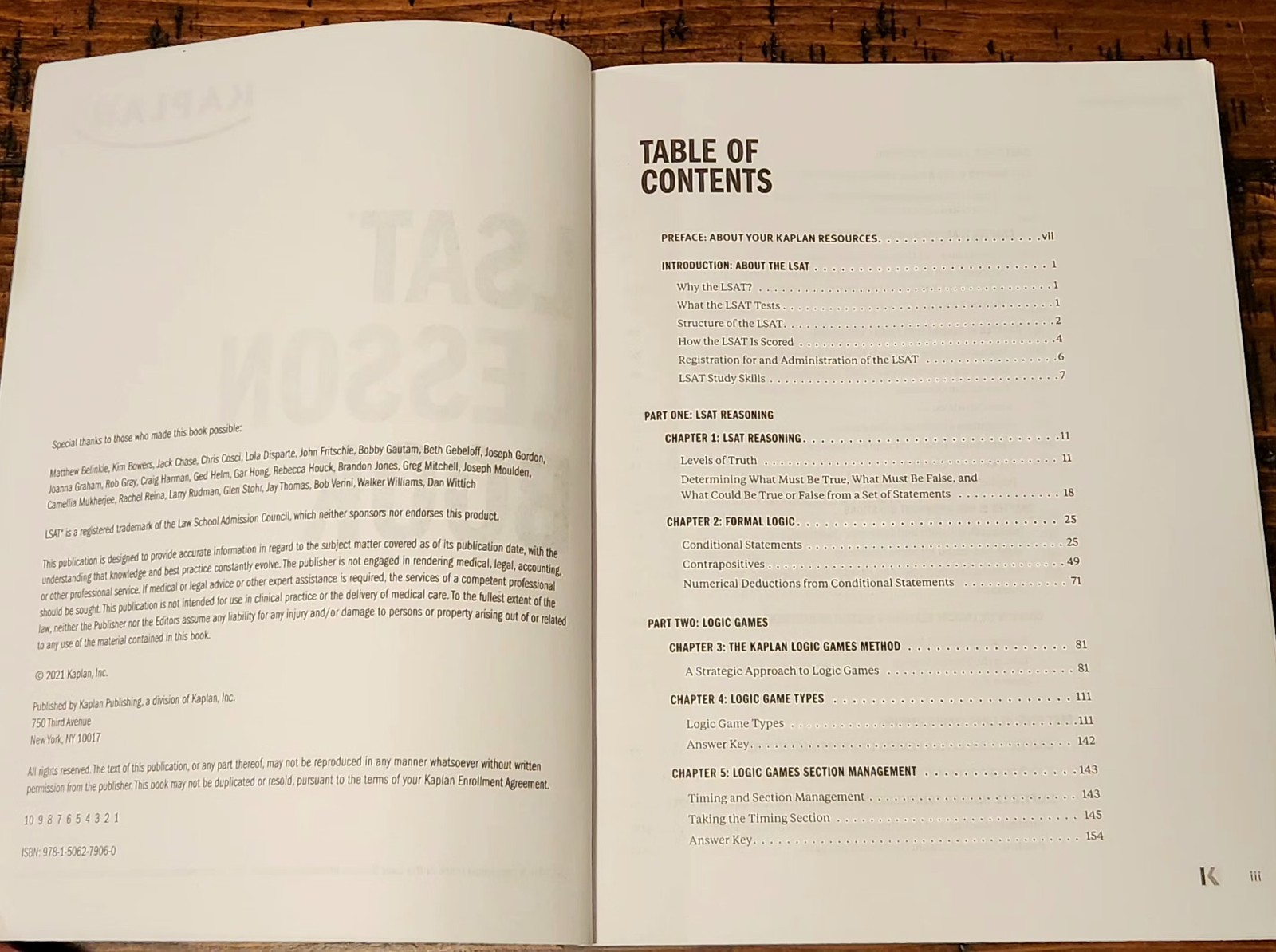 Kaplan LSAT Prep Lesson Book & LSAT Unlocked Course Edition 2021