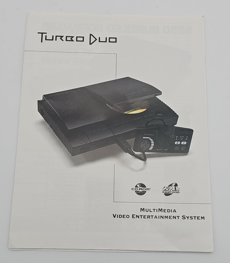 Rare 1992 TurboDuo multimedia catalog with mint condition coupon booklet Turbo