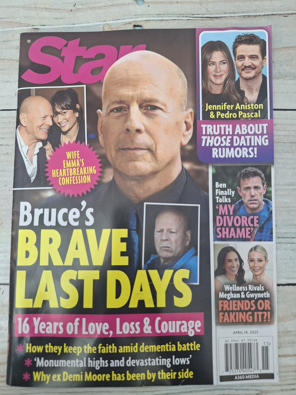 Star April 14, 2025 Magazine Bruce&rsquo;s Brave Last Days Ben Divorce Meghan Gwyneth
