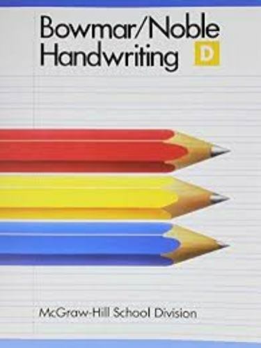 Bowmar Noble Handwriting : Book D, Paperback by Not Available (na), Not Avail…